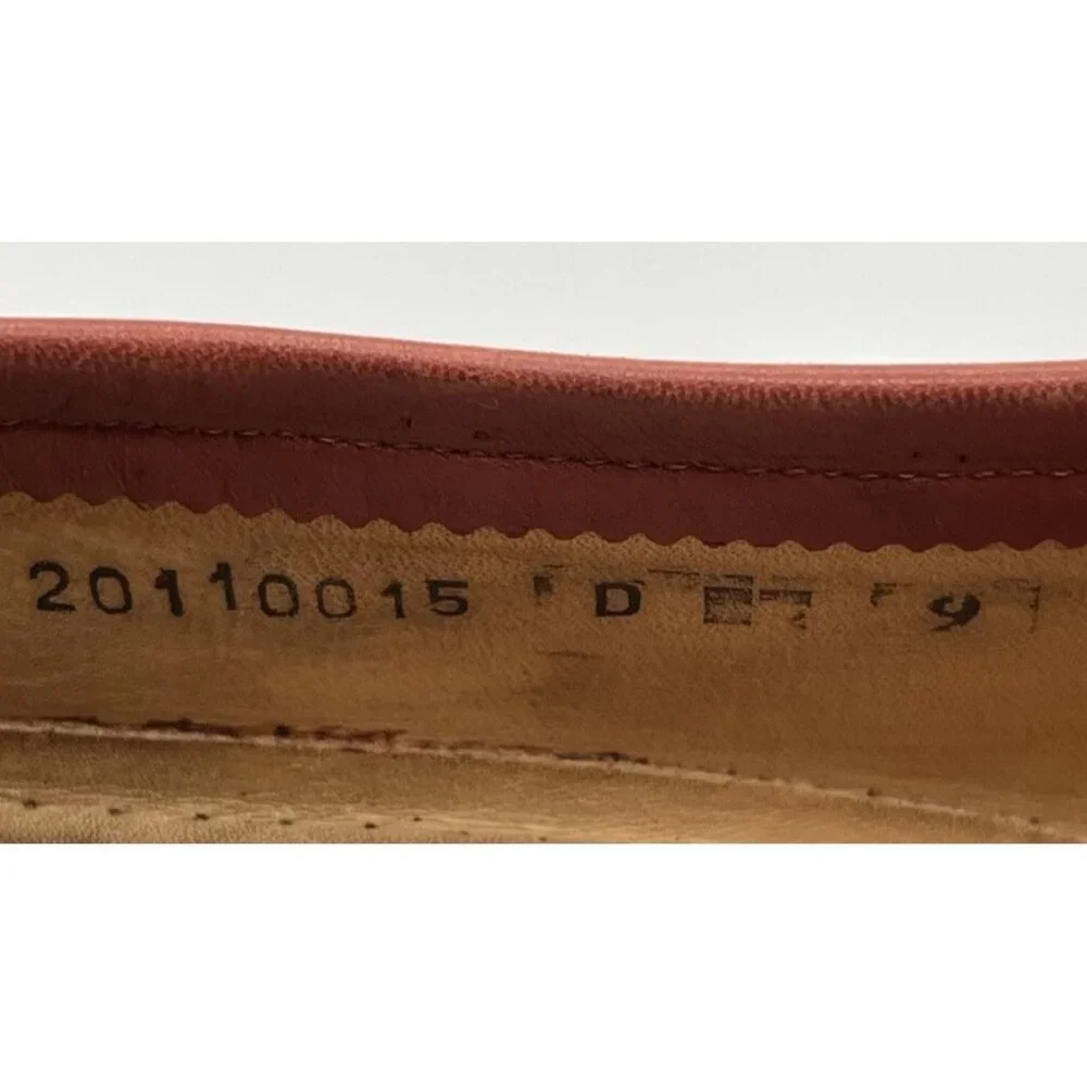 Santoni Brown Leather Penny Loafers Men’s Size 9D Dress Shoes Made In Italy - Picture 10 of 11